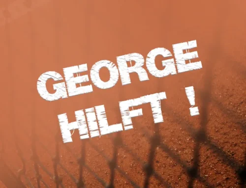 George hilft: Tennisarm